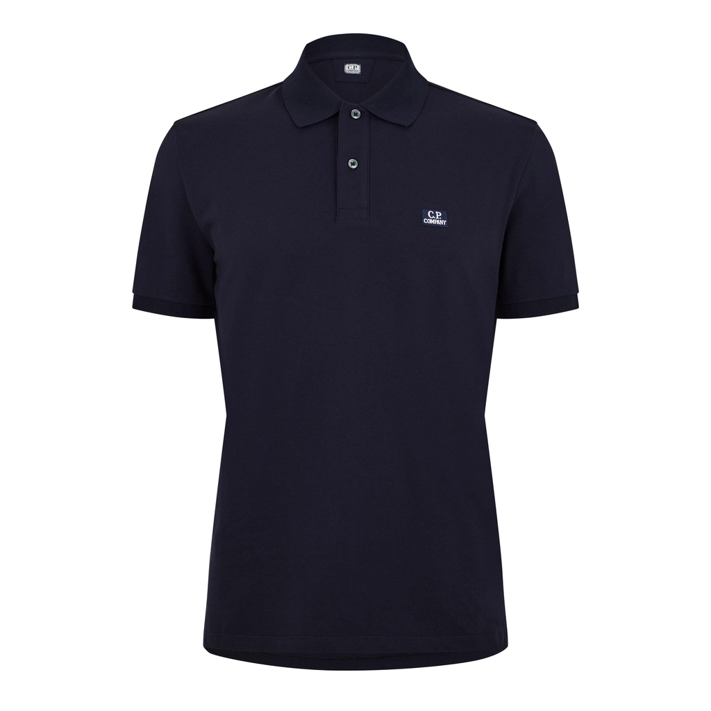 CP Company Polo Short Sleeve - Ttl Eclipse 888